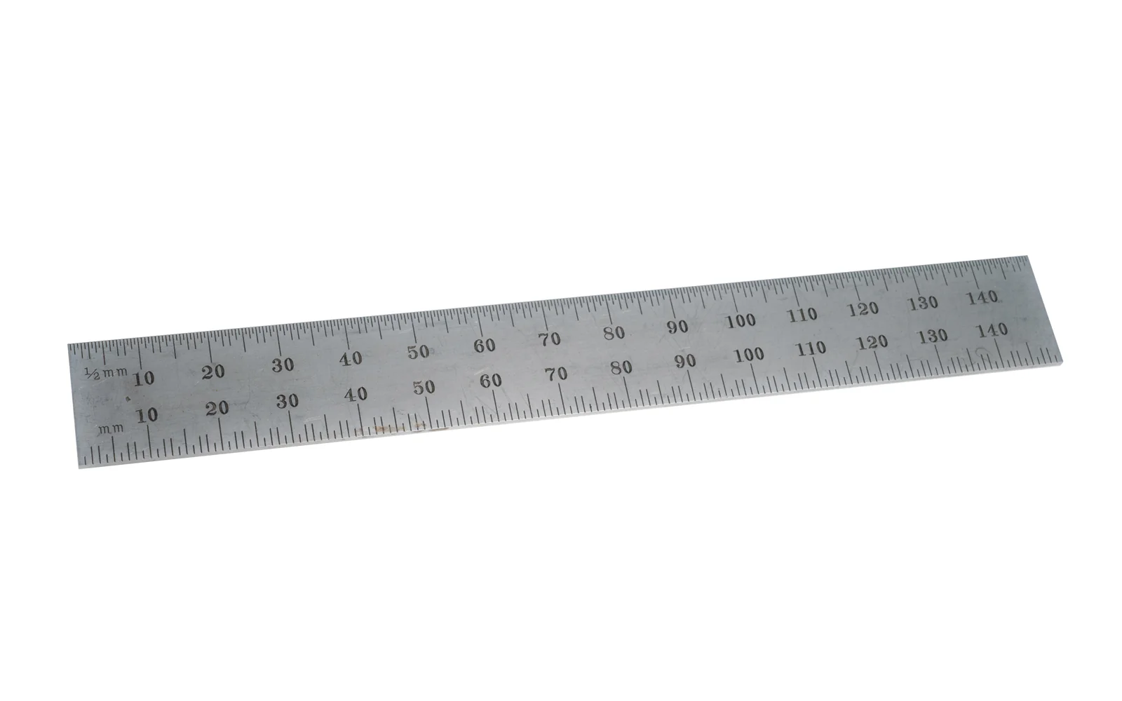 Starrett 6" End Read Rule - 1.0 mm, 0.5 mm Grads - USED