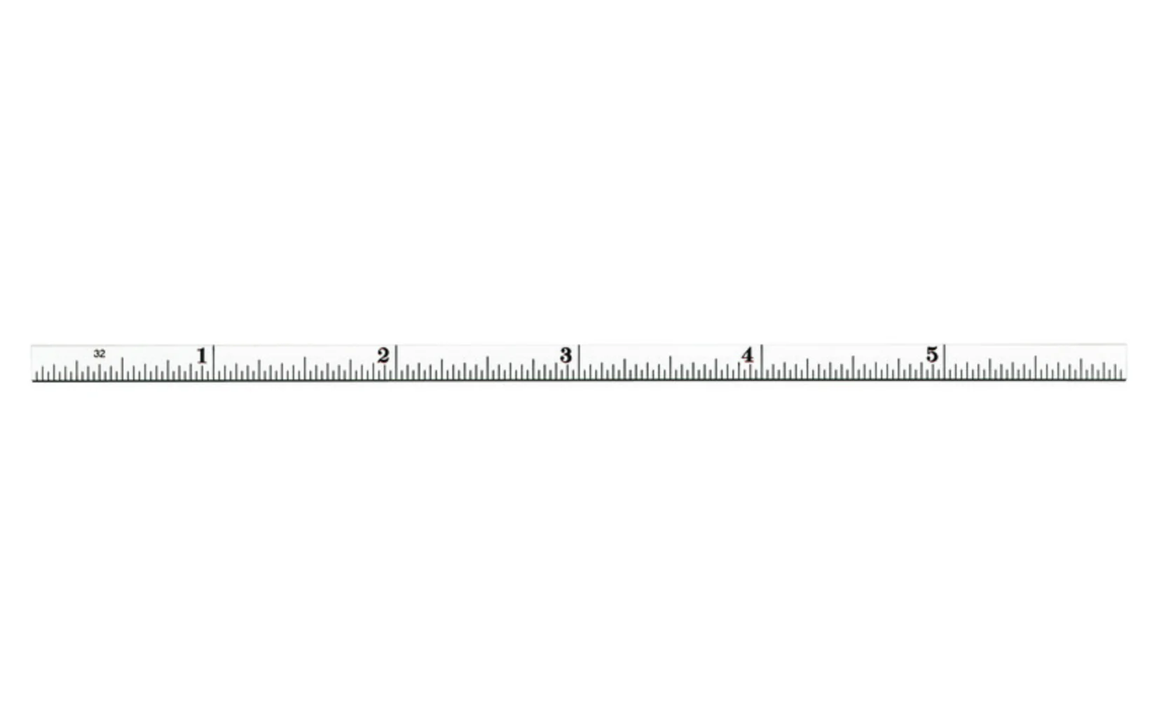 Starrett 6" Narrow Flexible Rule - 1/32", 1/64" Grads - Image 2
