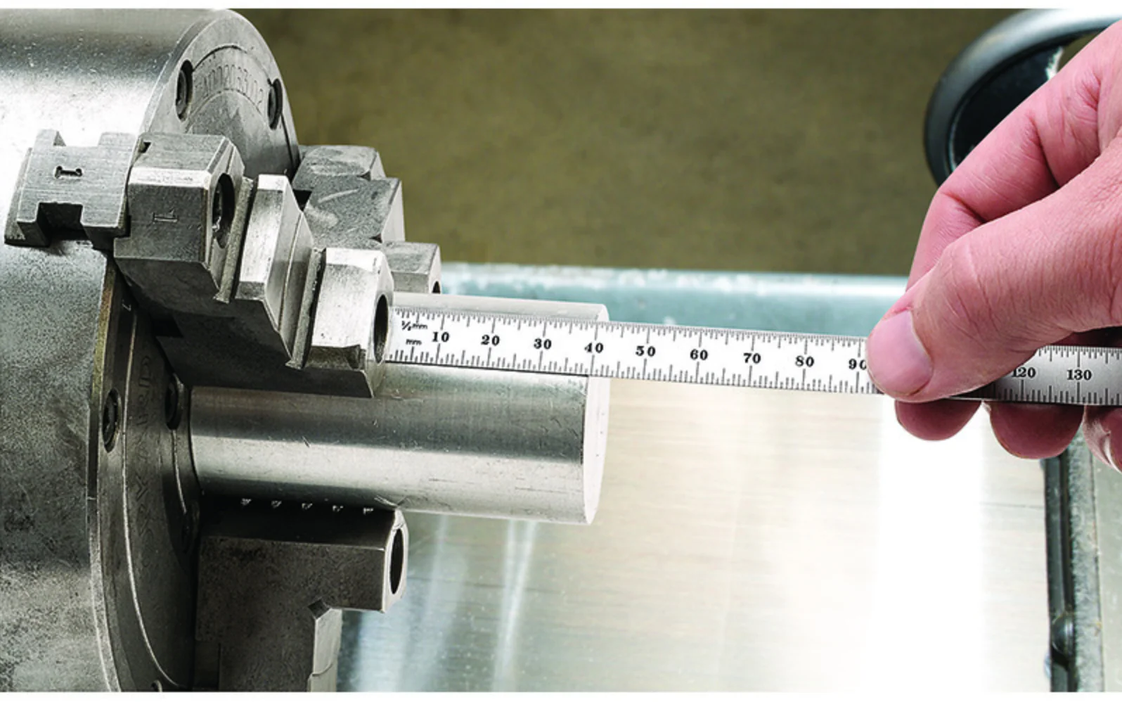 Starrett 6" Narrow Metric Rule - 1.0 mm, 0.5 mm Grads - Image 4