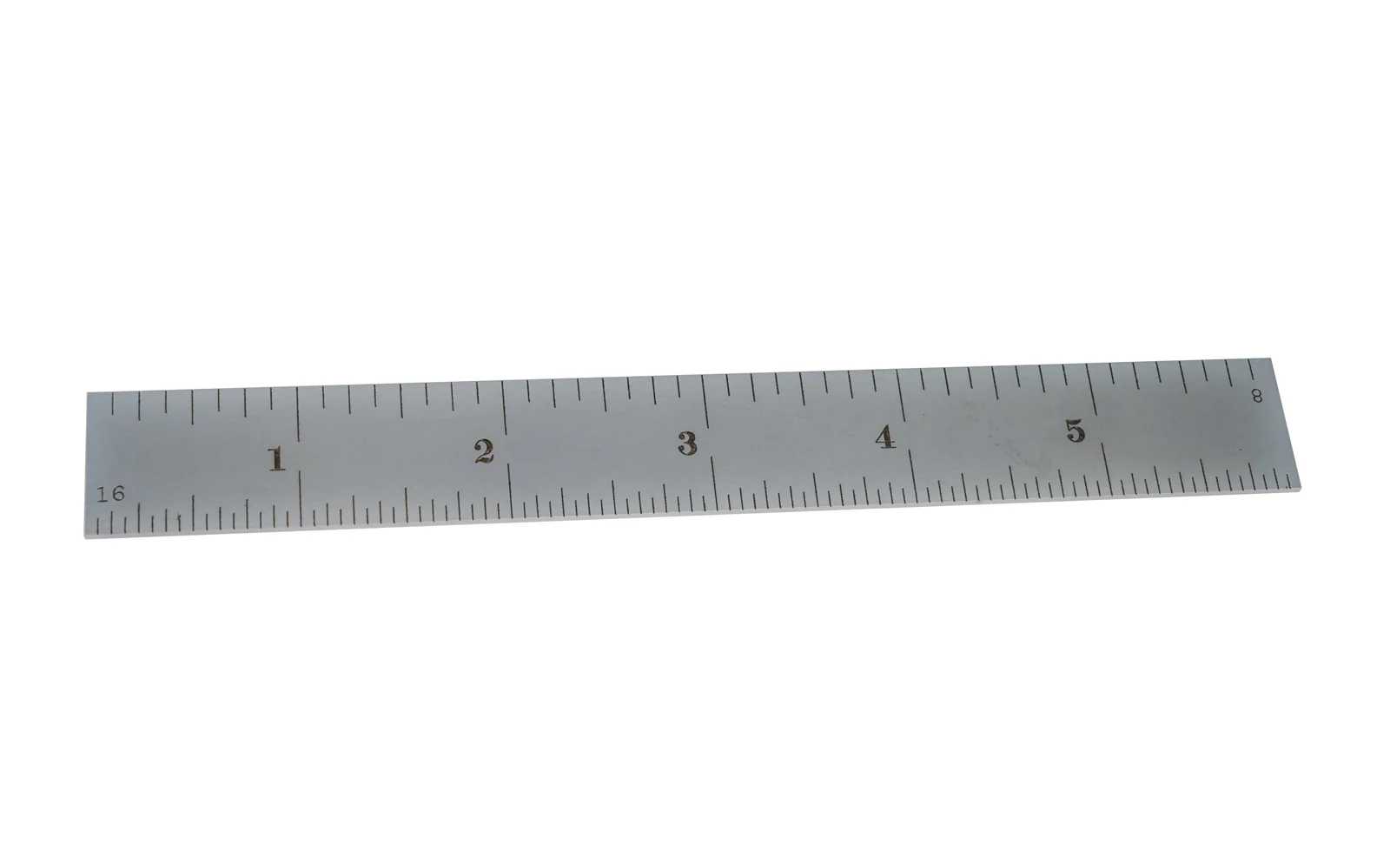 Starrett 6" Rule - 1/8", 1/16", 1/32", 1/64" Grads - USED - Image 2