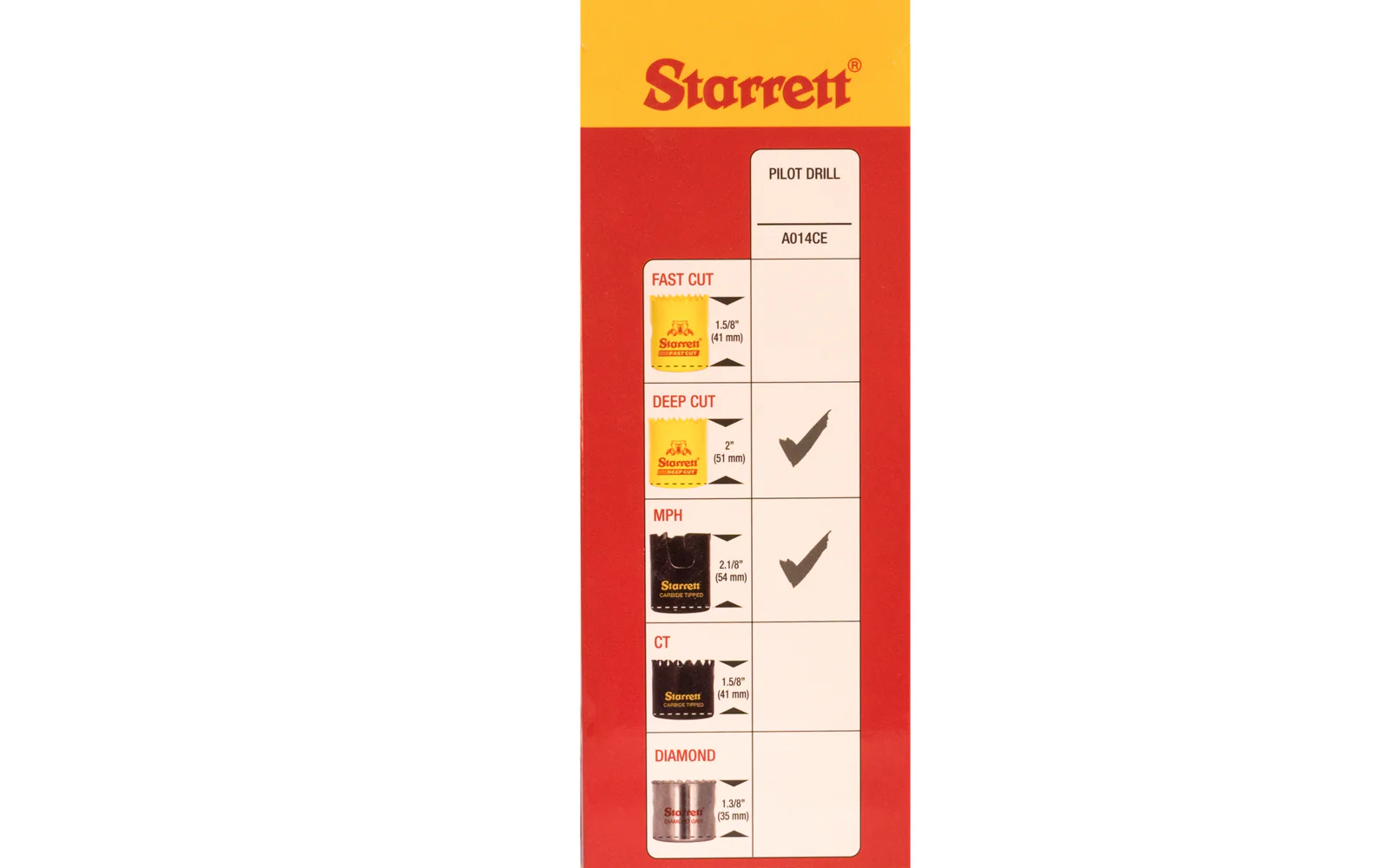 Starrett A17-38E Arbor for Hole Saws with Extended Length 5/8-18 - HSS Pilot Bit - Image 2