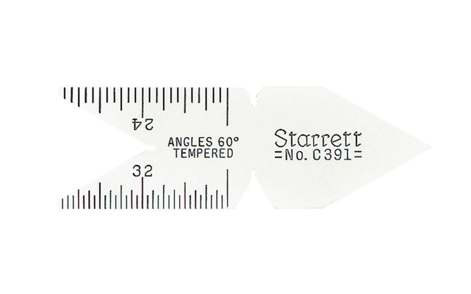 Starrett C391 Satin Chrome Center Gage