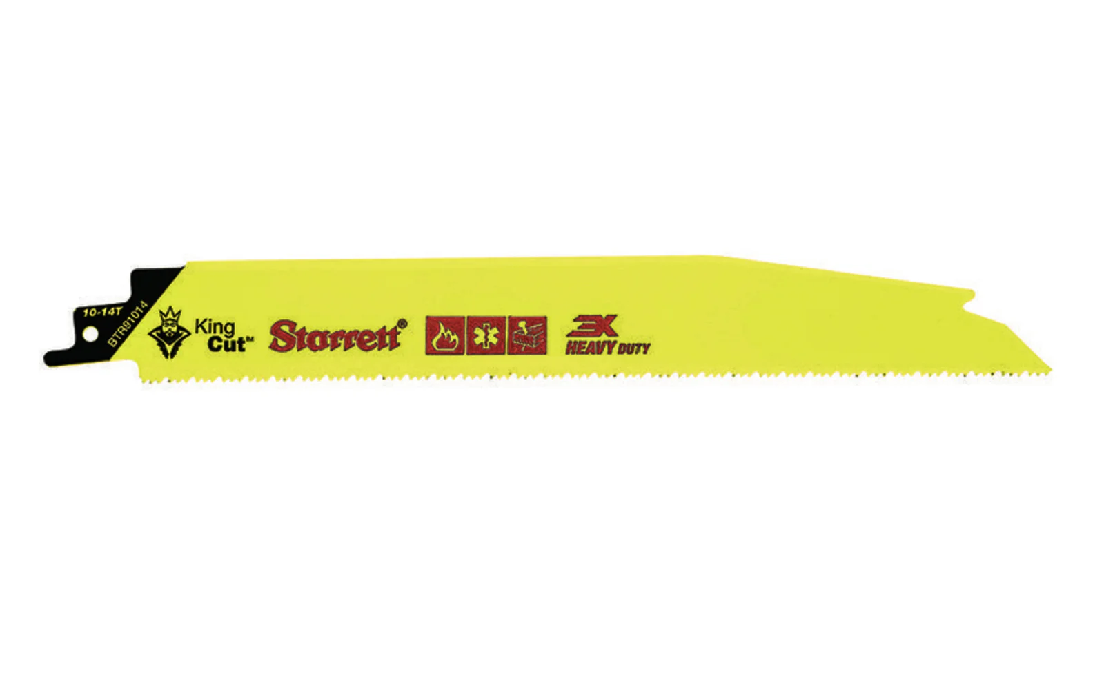 Starrett "King Cut" Bi-Metal Reciprocating Saw Blade ~ 9" Long - 10 to 14 TPI