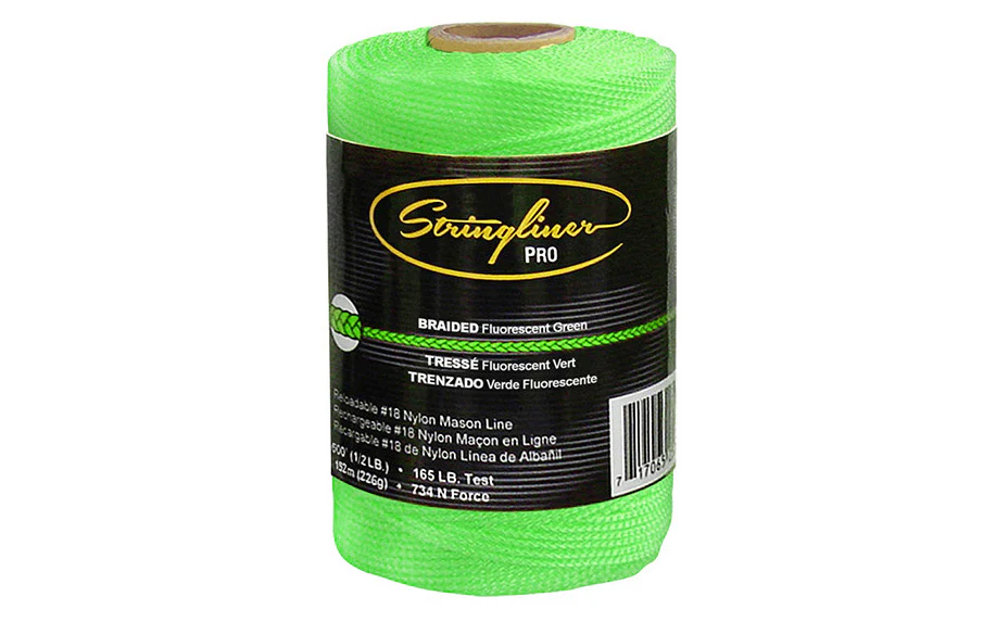 Stringliner Braided Mason Line - Fluorescent Green