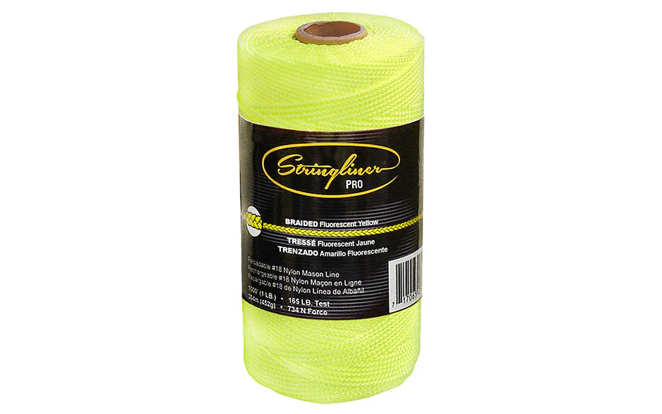 Stringliner Braided Mason Line - Fluorescent Yellow - Image 2
