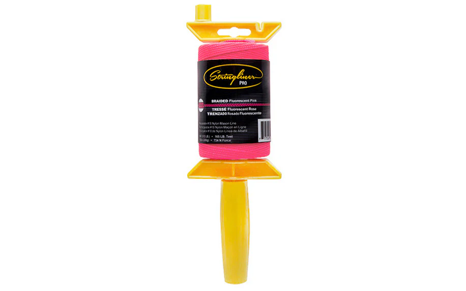 Stringliner Braided Mason Line Reel - Fluorescent Pink - Image 2