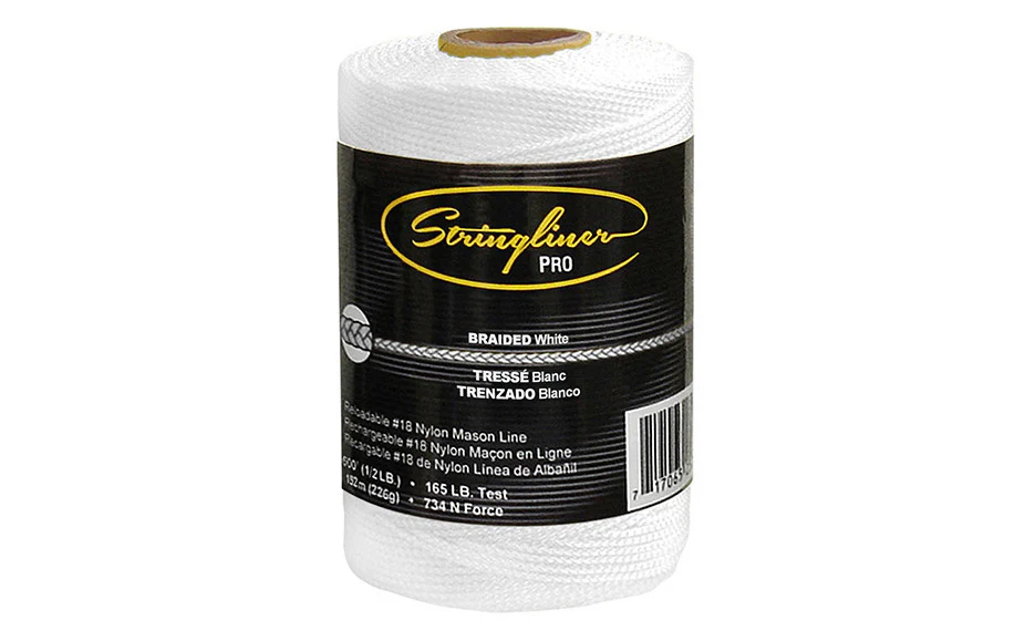 Stringliner Braided Mason Line - White