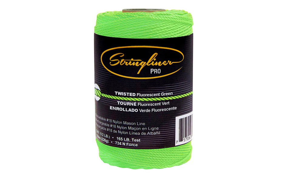 Stringliner Twisted Mason Line - Fluorescent Green