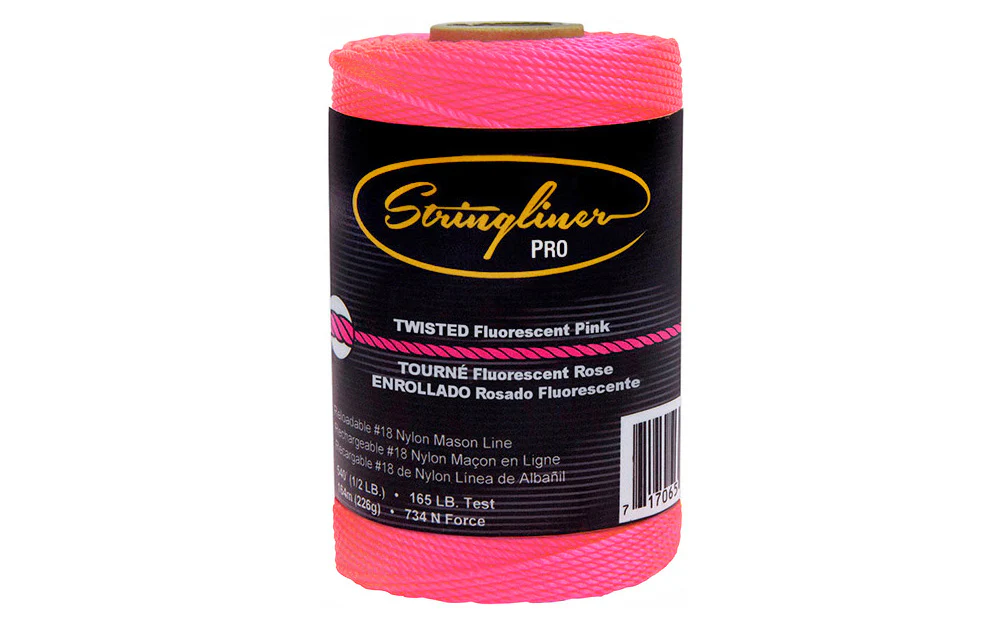 Stringliner Twisted Mason Line - Fluorescent Pink