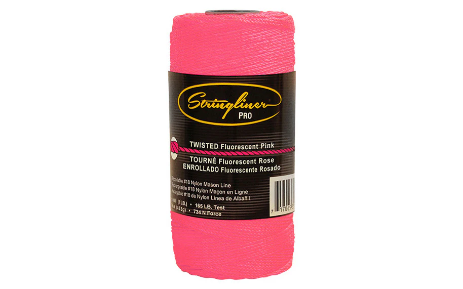 Stringliner Twisted Mason Line - Fluorescent Pink - Image 2