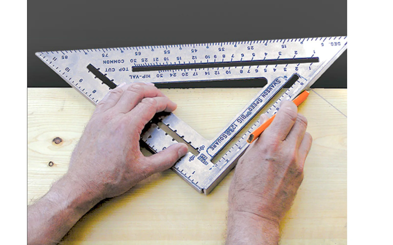 Swanson "Big 12" Speed Square With Layout Bar ~ 12" Size - Image 4