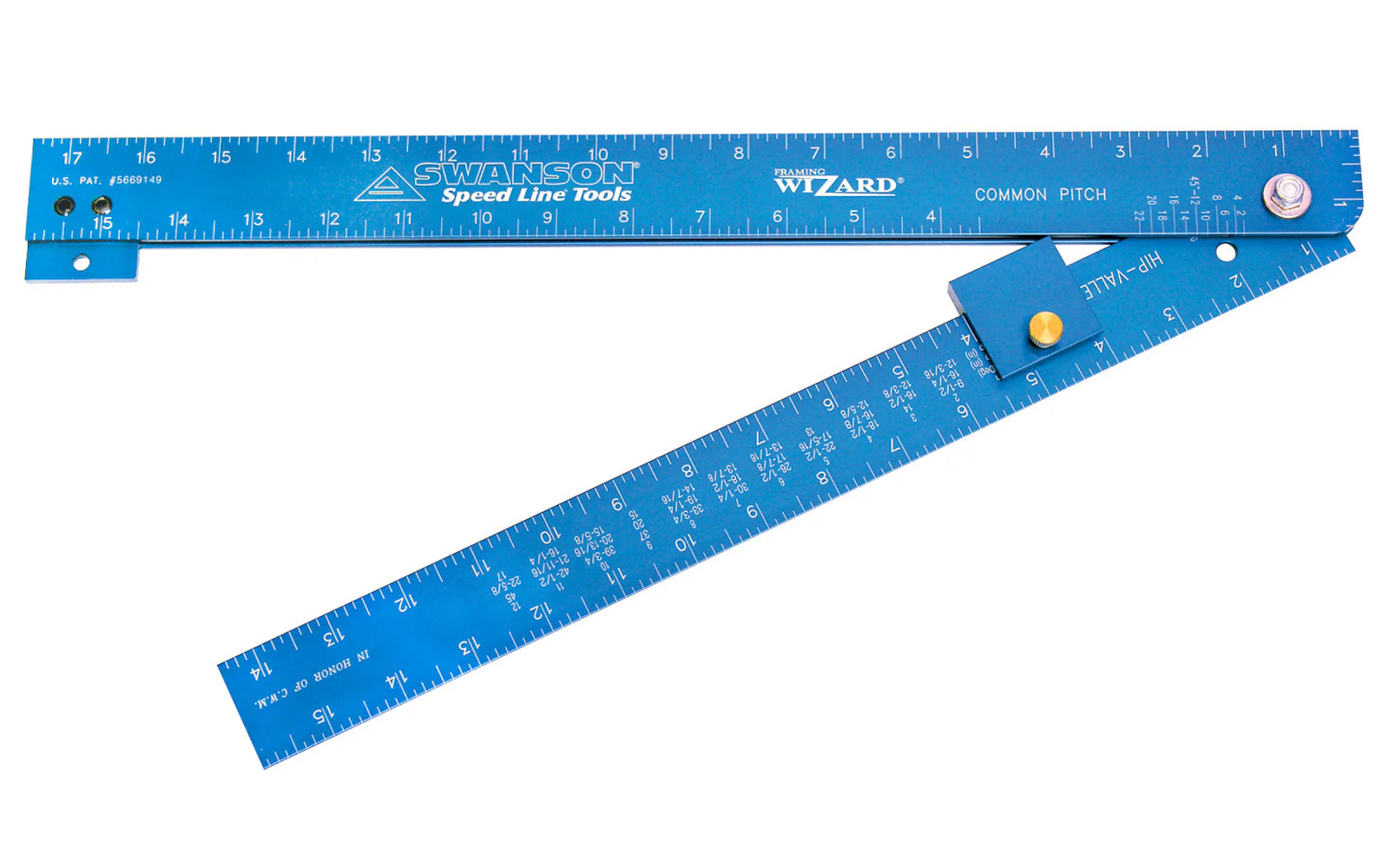 Swanson Framing Wizard ~ Folding Aluminum Framing Square - Image 2