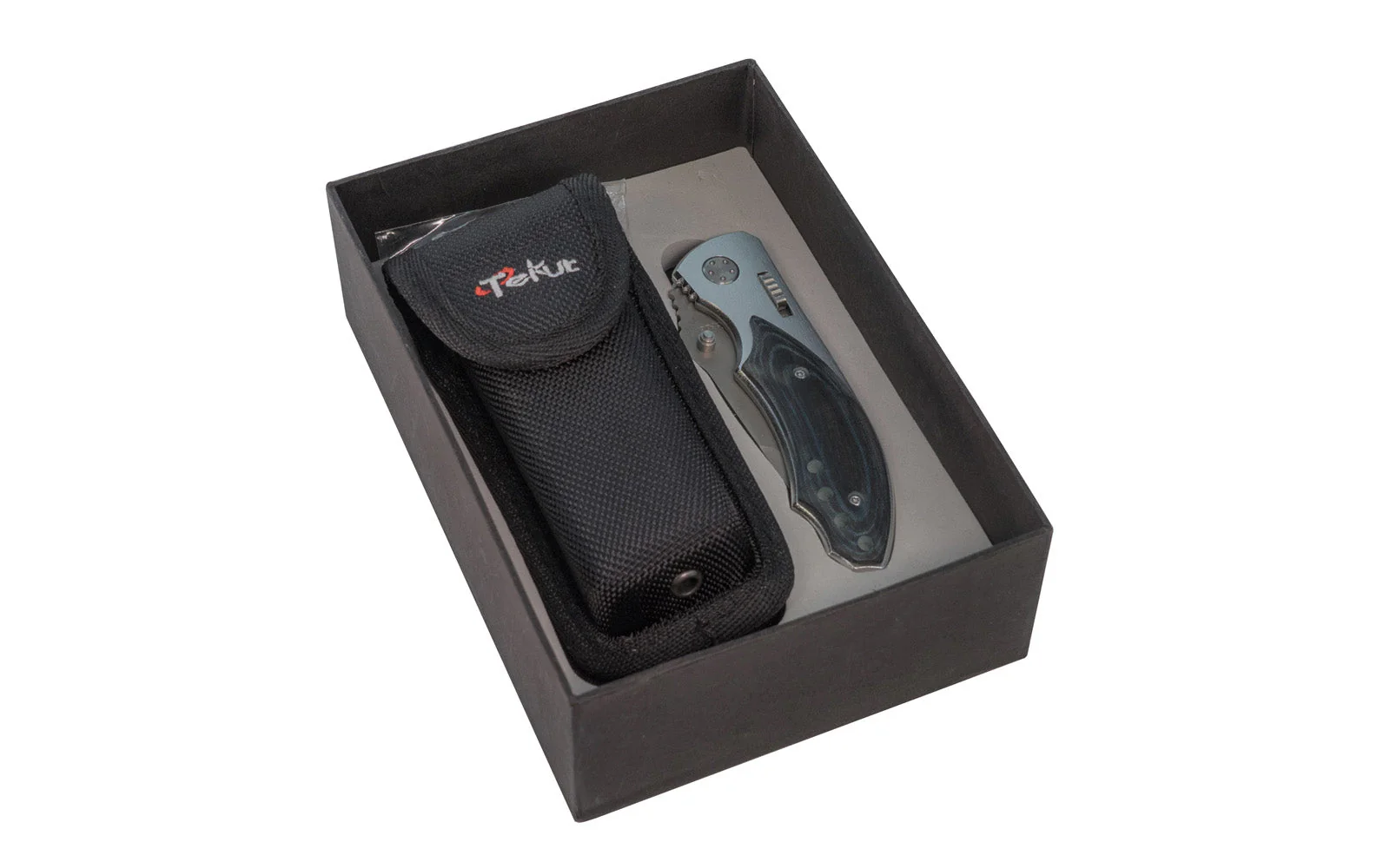 Tekut "Fatty-C" Folding Pocket Knife with Case - Image 2