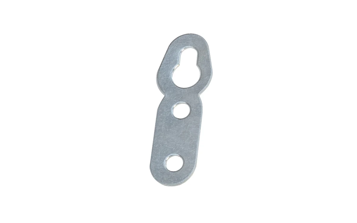 Thin Steel Keyhole Hanger Plate