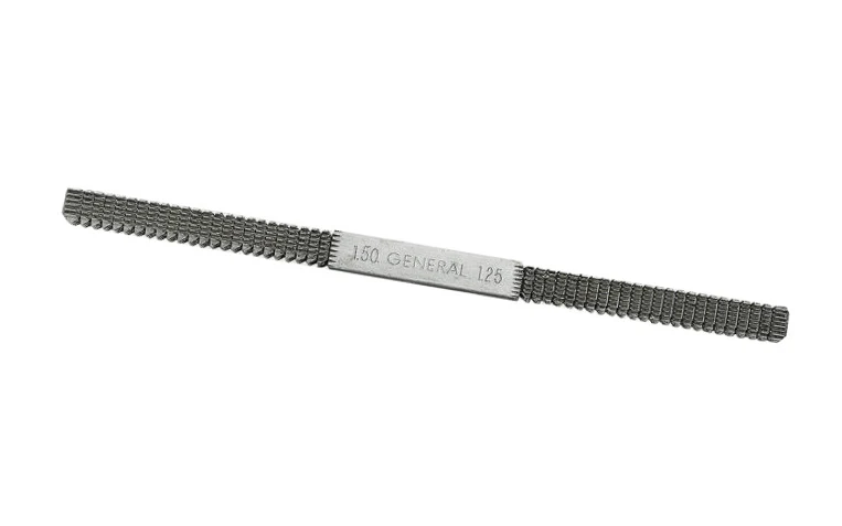 Metric Thread Repair File - 0.75, 1.0, 1.25, 1.5, 1.75, 2.0, 2.5, 3 mm Pitches