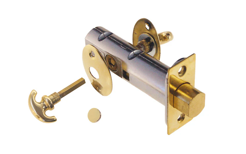 Thumbturn Deadbolt Latch With Emergency Slot Release - Image 4