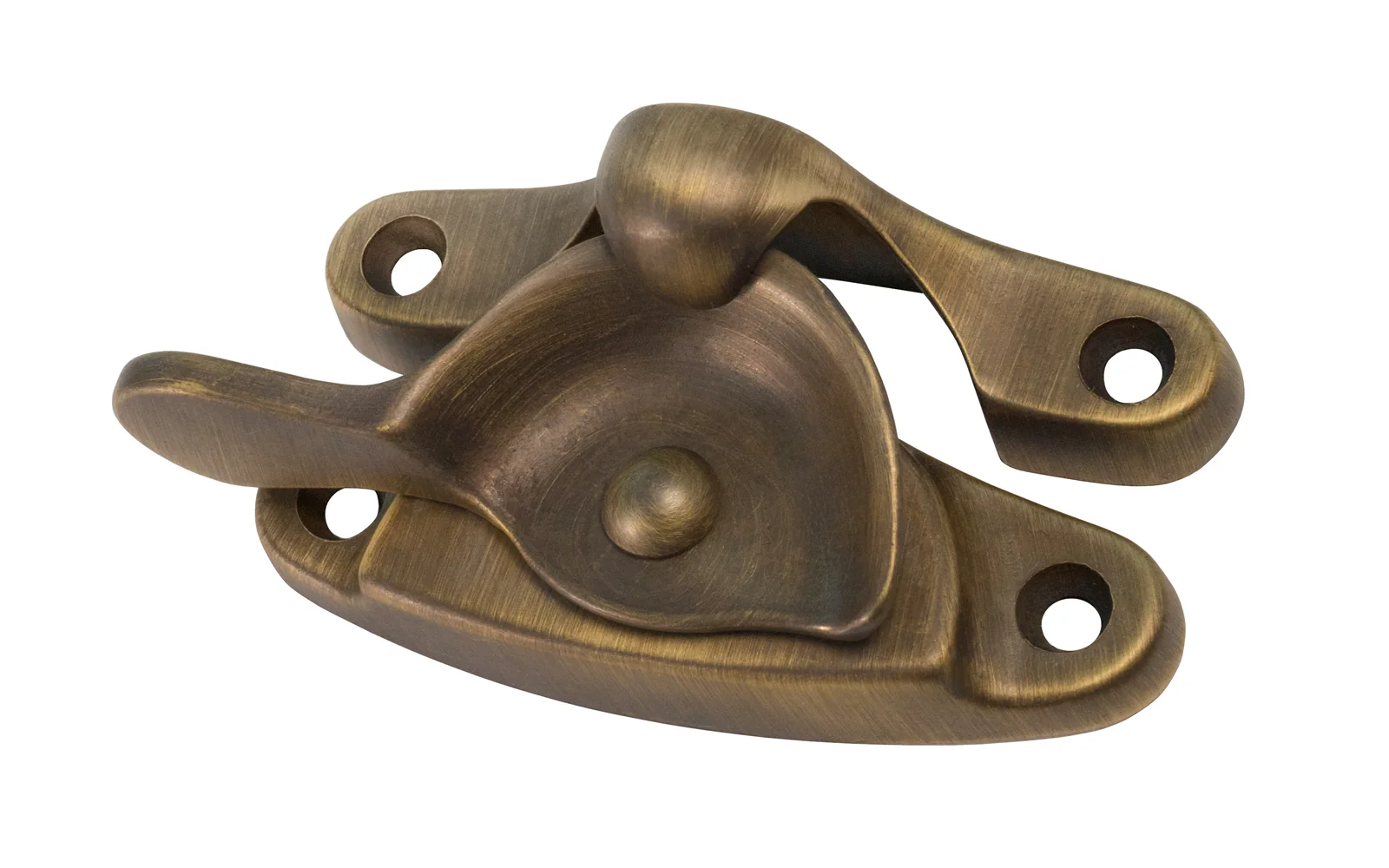 Classic Solid Brass Sash Lock ~ Large Size - Image 4