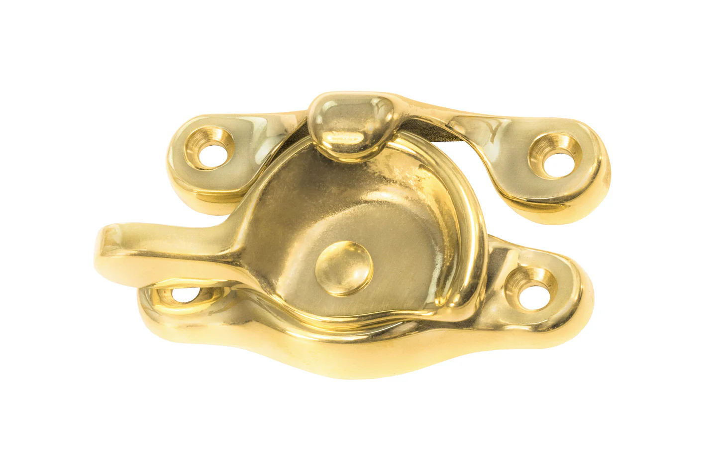 Classic Solid Brass Sash Lock ~ Regular Size - Image 7