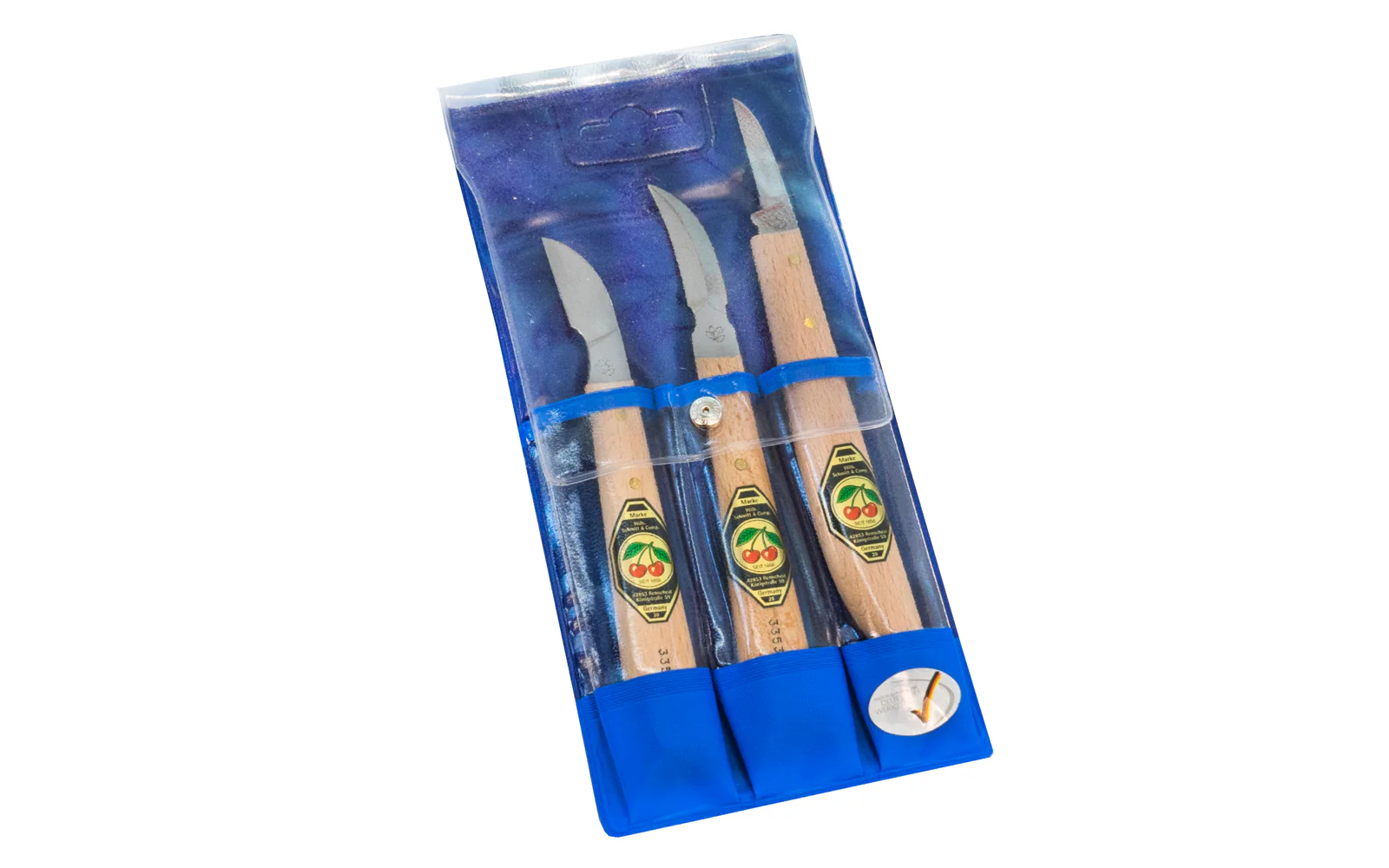 Two Cherries 3-Piece Chip Carving Knife Set - Image 2