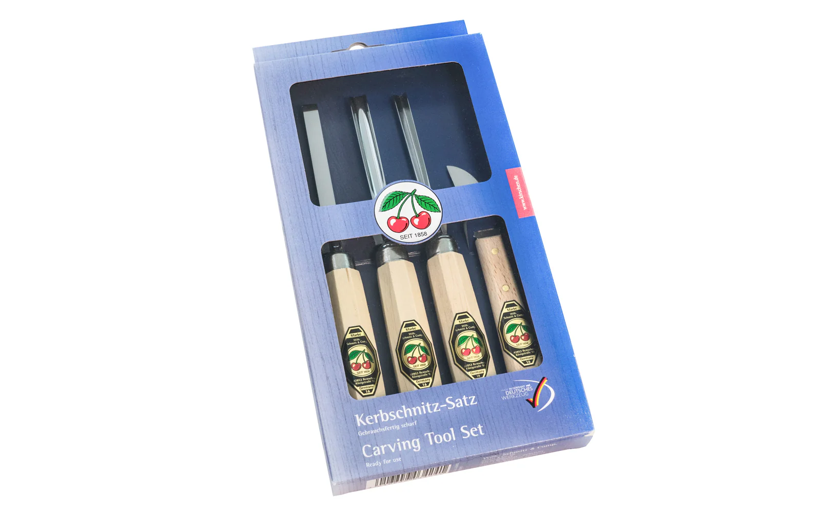 Two Cherries 4-Piece Carving Tool Set - Image 2