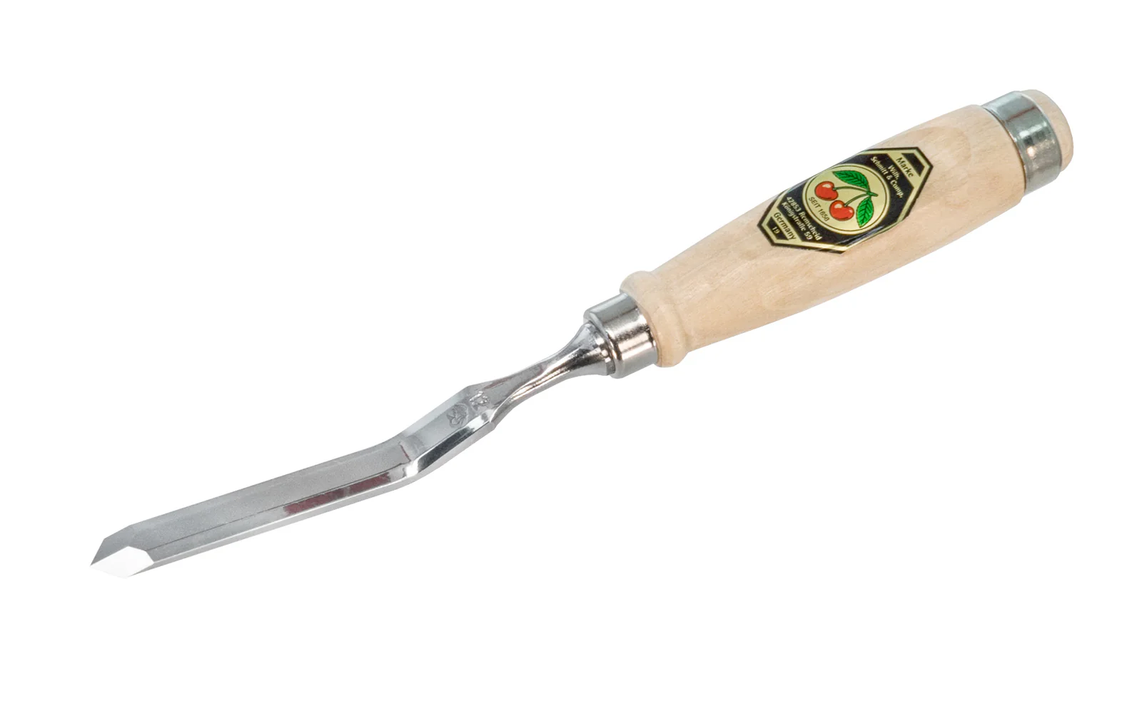 Two Cherries 45° Cranked & Skew Bevel Edge Chisel - Double Sided - 12 mm