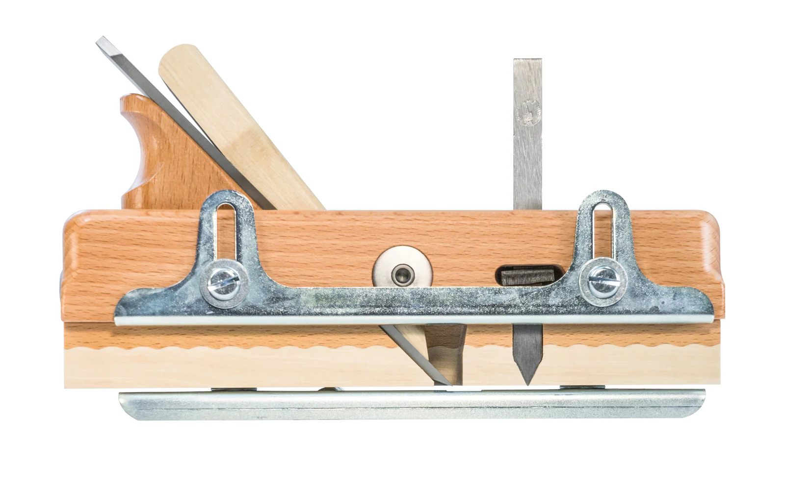 Ulmia Filletster Plane with Single Iron ~ White Beech Sole - Image 3
