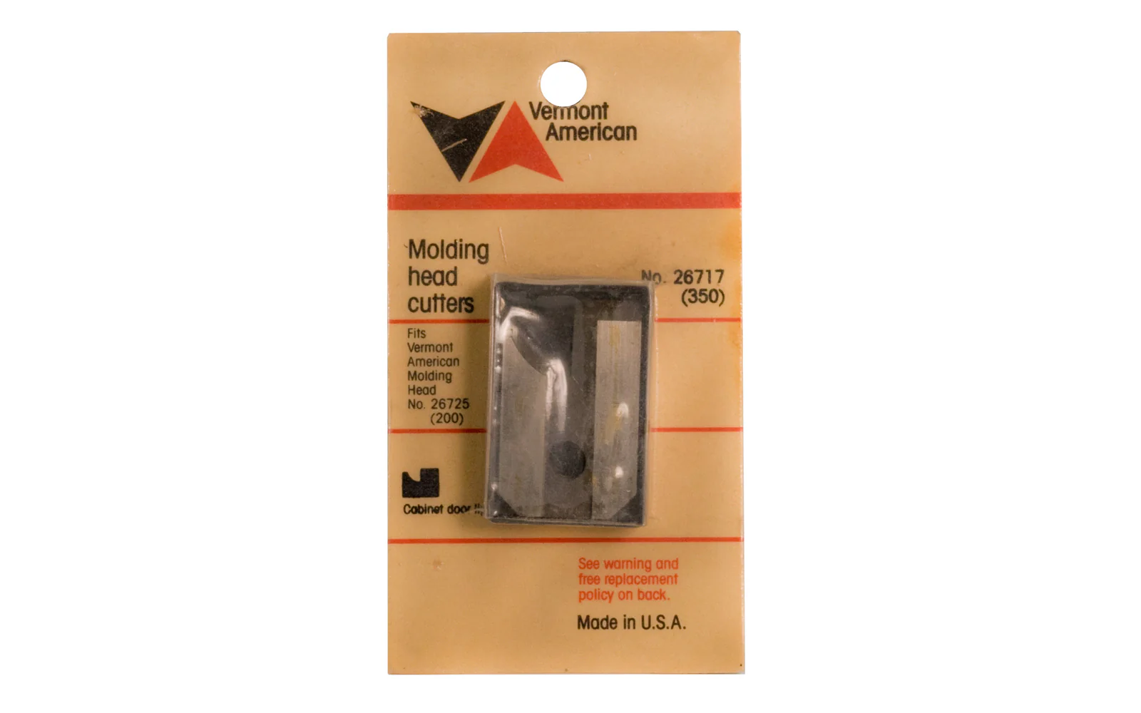 Vermont American Moulding Head Cutters - No. 26717