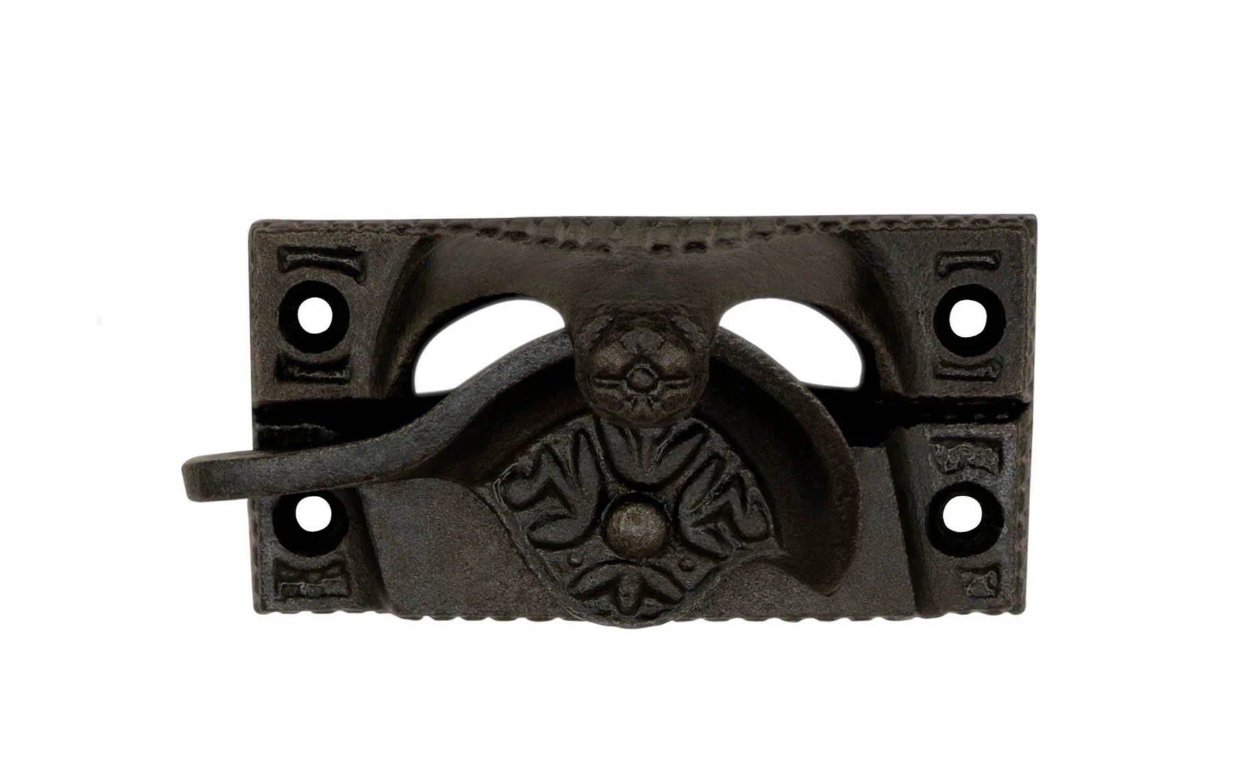Cast Iron Victorian Window Sash Lock - Image 3