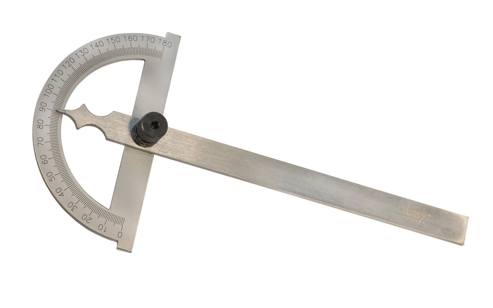 Vogel Satin Chrome Protractor ~ 4-3/4" Diameter Head