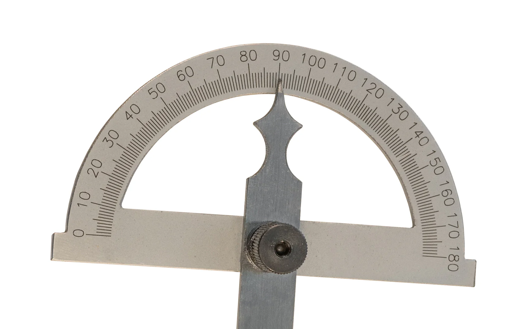 Vogel Satin Chrome Protractor ~ 4-3/4" Diameter Head - Image 2
