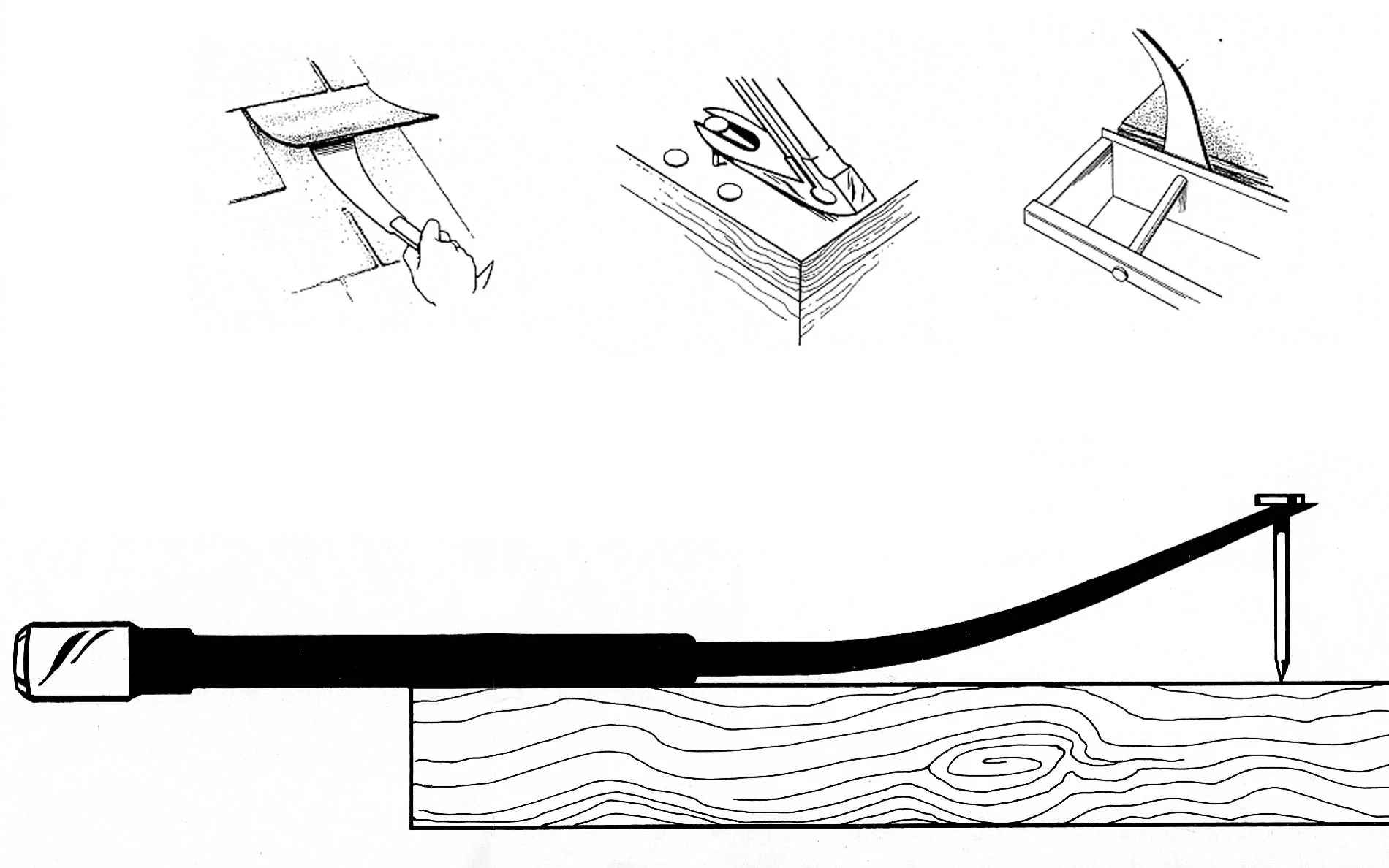 Dogyu Japanese Carpenter's Pry Bar ~ Extra Wide - Image 8