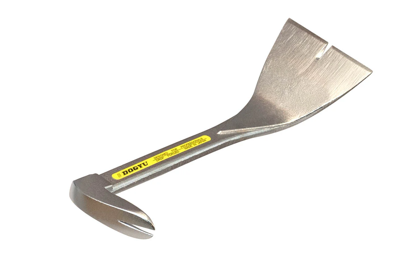 Dogyu Japanese Carpenter's Pry Bar ~ Extra Wide & 45° Angle