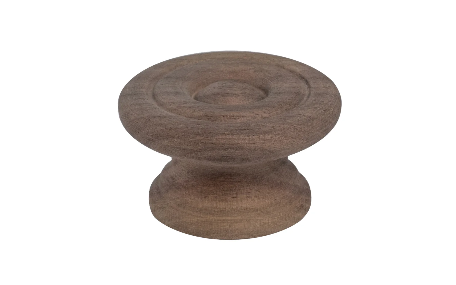 Walnut Wood Cabinet Knob with Ring-Design