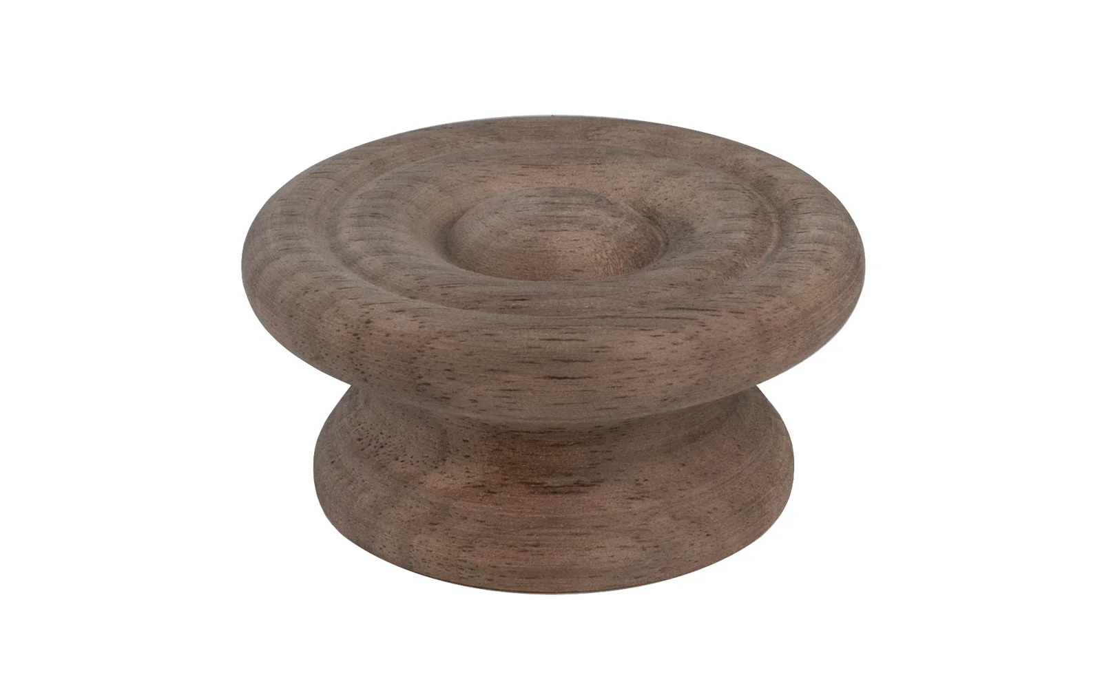 Walnut Wood Cabinet Knob with Ring-Design - Image 2