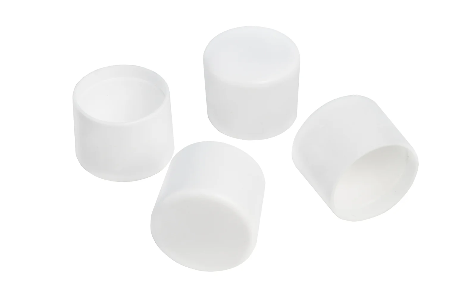 White Plastic Leg Tips
