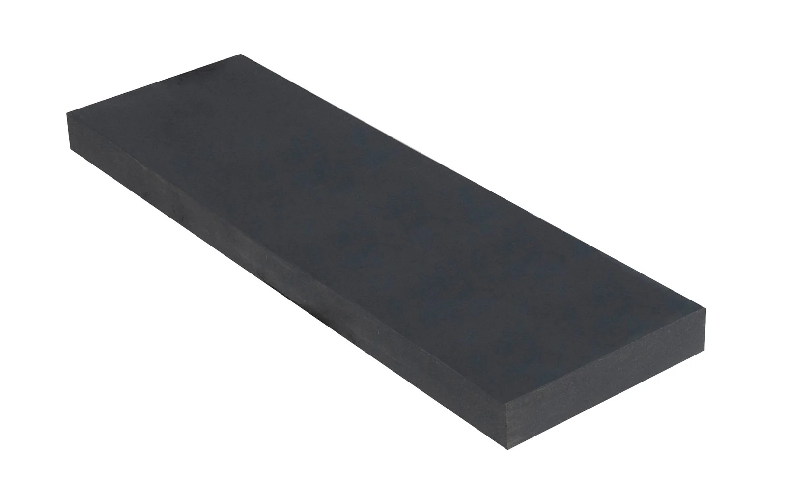 Wide Black Hard Arkansas Bench Stone with Wooden Box ~ 8" x 2-1/2" - Image 2