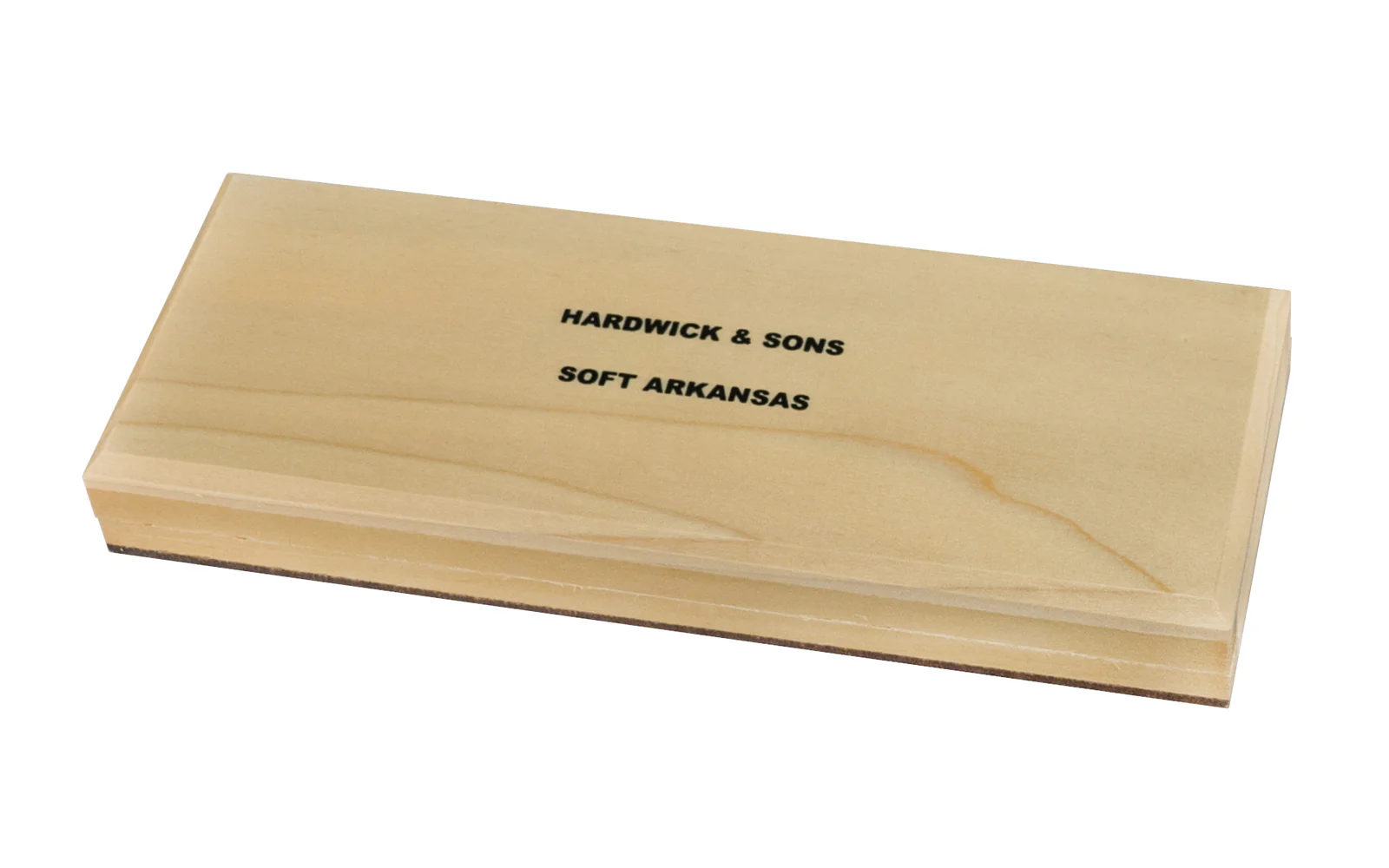Wide Soft Arkansas Bench Stone with Wooden Box ~ 8" x 2-1/2" - Image 4