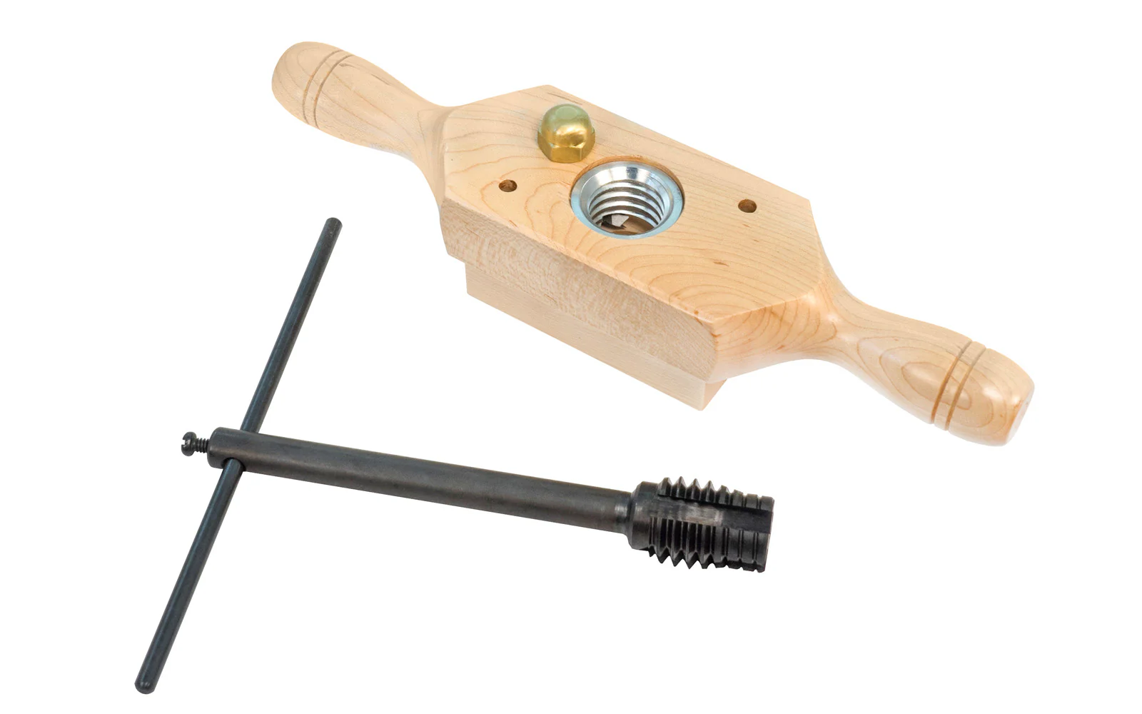 Wood Threading Kit - 1-1/2" x 6 TPI Tap & Die Set - Wood Threadbox