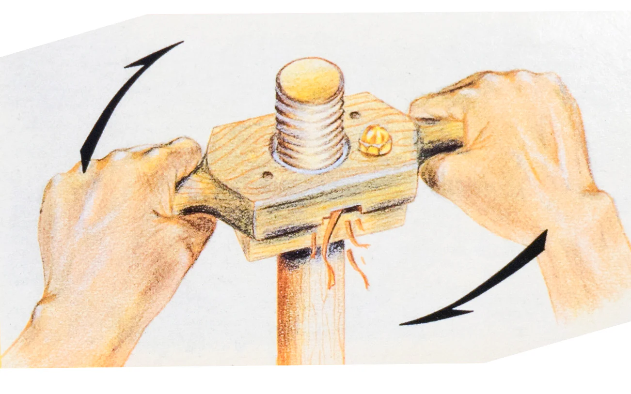 Wood Threading Kit - 1/2" x 8 TPI Tap & Die Set - Wood Threadbox - Image 2