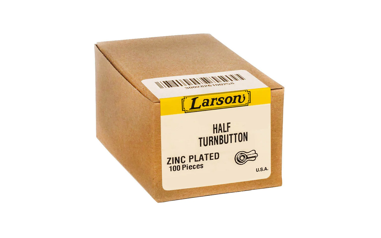 Zinc-Plated Half Turn Button - Image 2