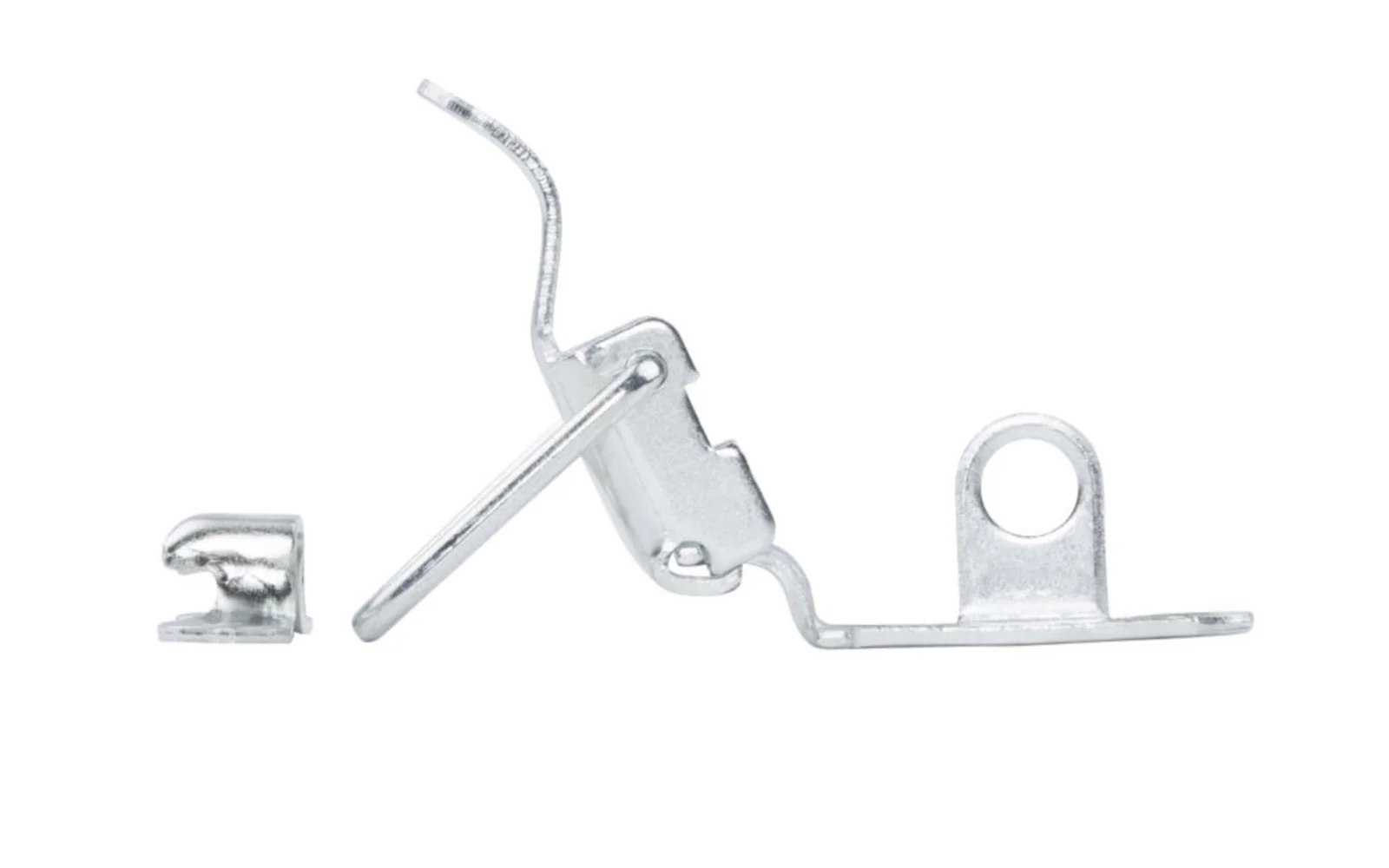 Zinc-Plated Lockable Draw Catches - 2 Pack - Image 2